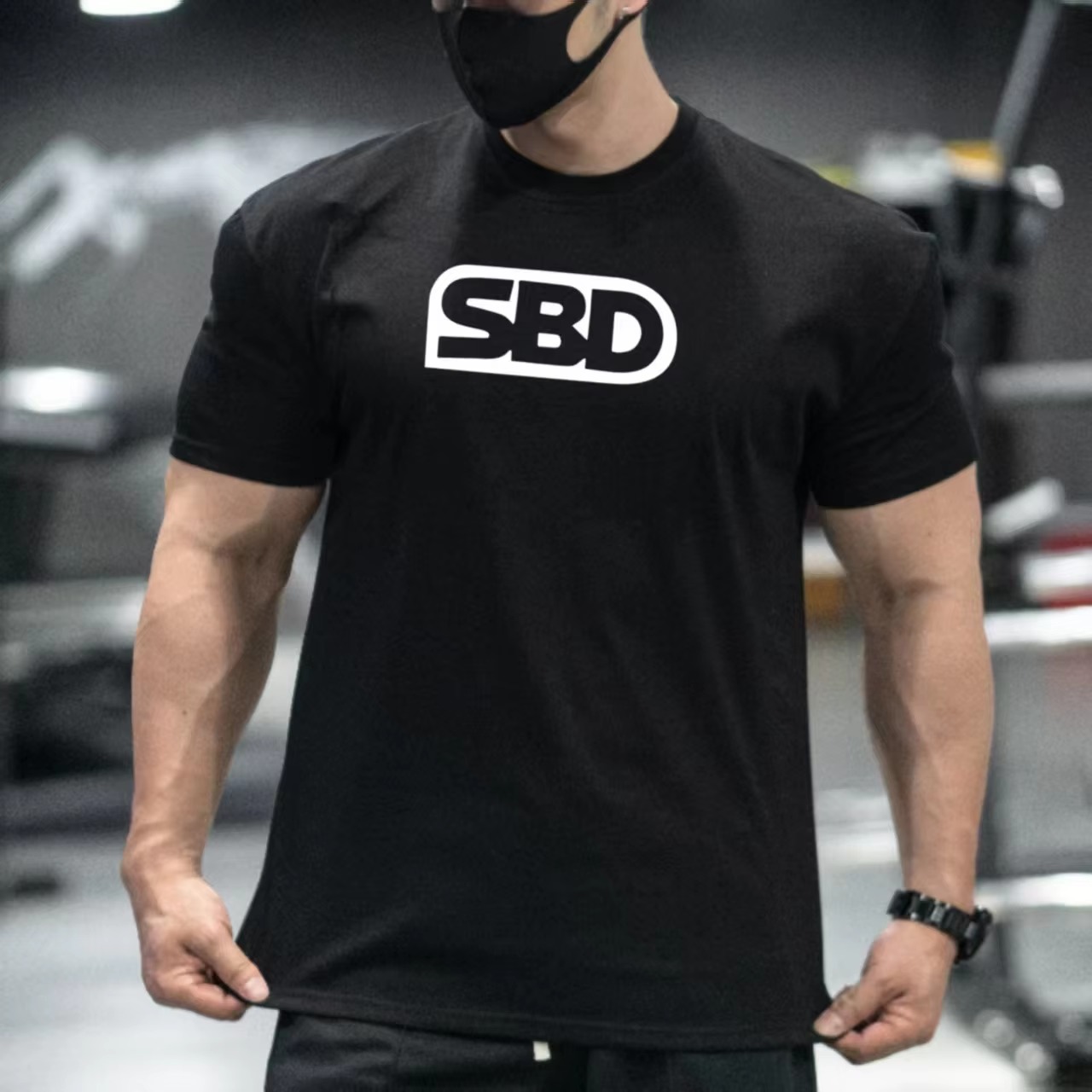 SBD Powerlifting Training Blac - огляд і ціна Streetwear Brand Red Logo