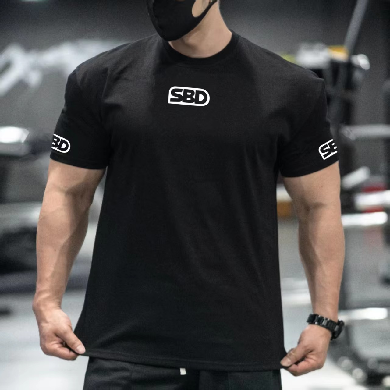 SBD Powerlifting Training Blac - огляд і ціна Streetwear Brand Red Logo